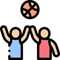 Jugador de baloncesto icono