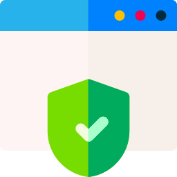 Seguridad en la web icono