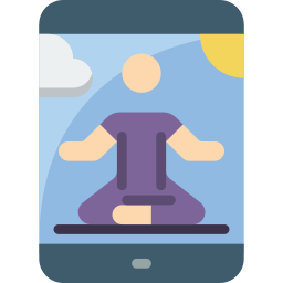 aplicación de meditación icono