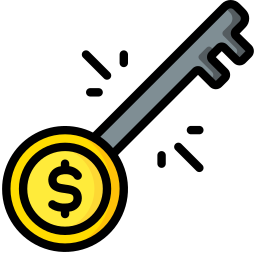 Key of success icon