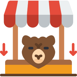mercato degli orsi icona
