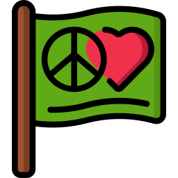 vrede en liefde icoon