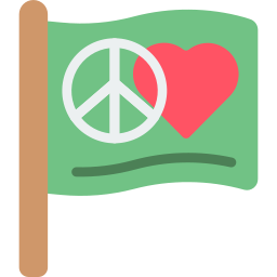 paz y amor icono