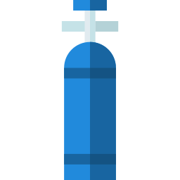 Botella de gas icono