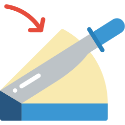 紙を切る icon