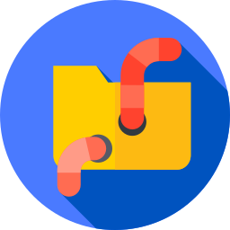 gusano icono