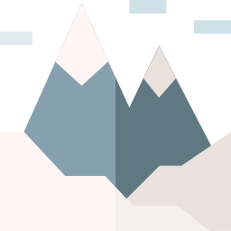 Mountain range icon