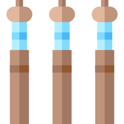 Bobbin sticks icon