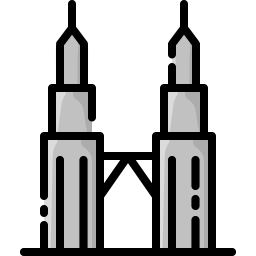 torres petronas icono