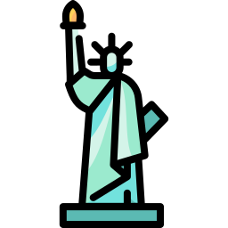 statua della libertà icona
