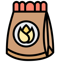 bolsa de semillas icono