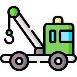 camión de remolque icono