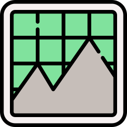 Area graph icon