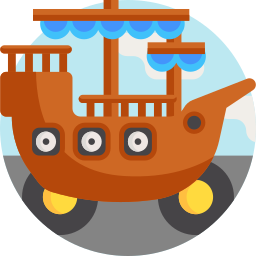 Pirate ship icon