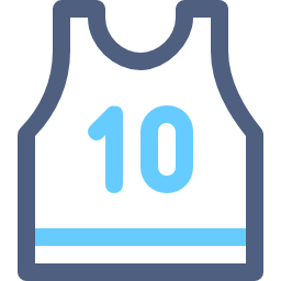 Basketball jersey icon