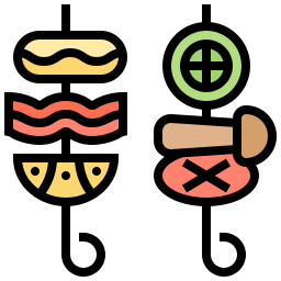 shish kebab icono