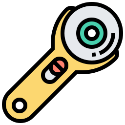 Rotary cutter icon