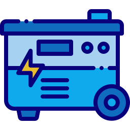 Electric generator icon