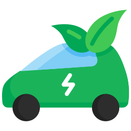 Electric car icon