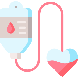 trasfusione di sangue icona