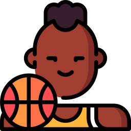 jugador de baloncesto icono