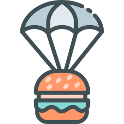 Food delivery icon