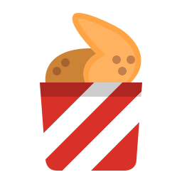 Fried meat icon