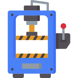 máquina de prensa icono