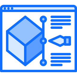 3d-modellering icoon