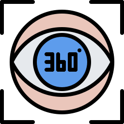 360 gradi icona