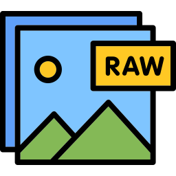 raw-bestandsindeling icoon