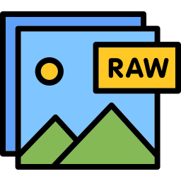 Raw file format icon