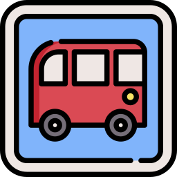 Bus stop icon