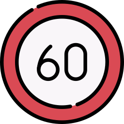 Speed limit icon