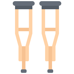 Crutches icon