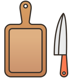 tabla de cortar icono