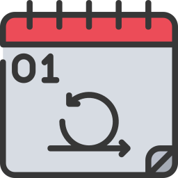 dagelijkse kalender icoon