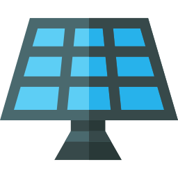 Solar panel icon