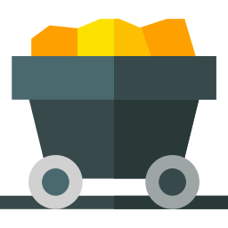 Mining cart icon