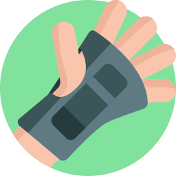 Hand protection icon