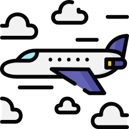 Частный самолет иконка