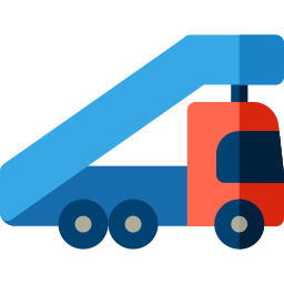 Stair truck icon