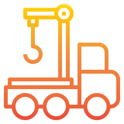 Crane truck icon