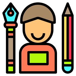Graphic designer icon