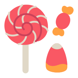 halloween süßigkeiten icon