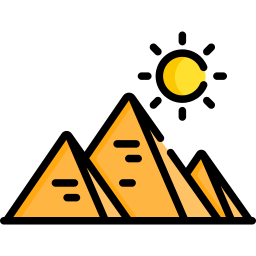 pirâmides Ícone