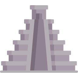 piramide van chichen itza icoon