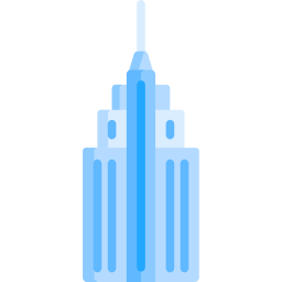 edificio empire state icono