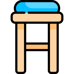 krzesło barowe ikona