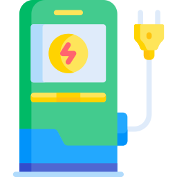 estación electrica icono